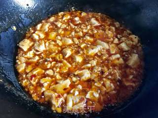 麻婆豆腐的做法步骤:9