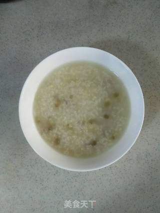 大米小米绿豆粥的做法步骤:6