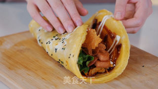 煎饼果子的做法步骤:14