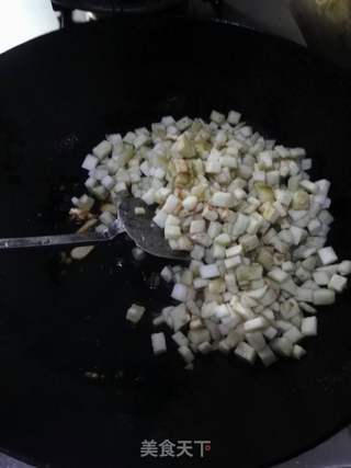 茄子捞面的做法步骤：6