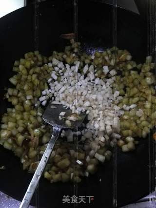 茄子捞面的做法步骤:7