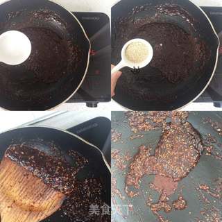 秘制铁板小墨鱼的做法步骤：4