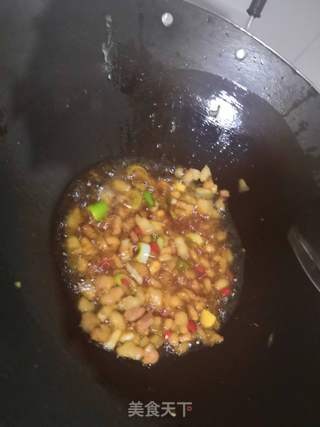 酸豆角炒肉的做法步骤:4