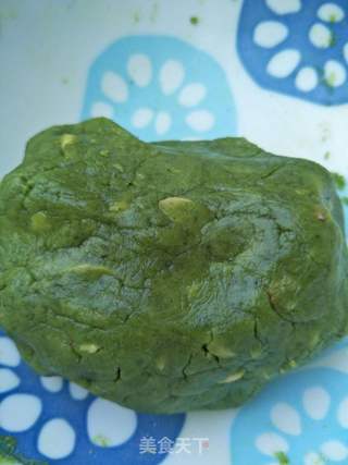 花生抹茶饼干的做法步骤:10
