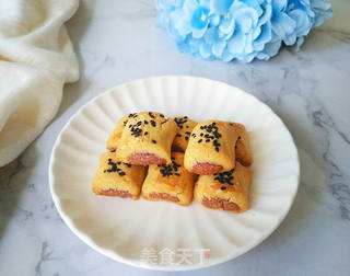 紫薯一口酥的做法步骤:17