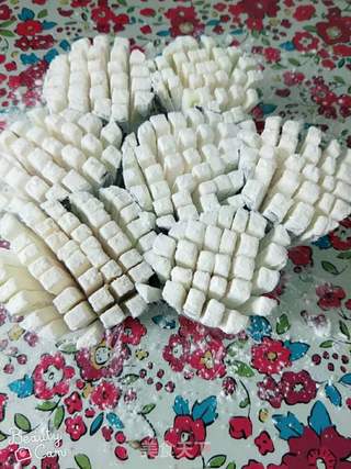 菊花茄子的做法步骤:4