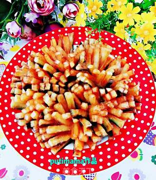 菊花茄子的做法步骤:9