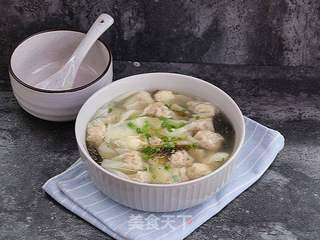 鲜肉虾仁馄饨的做法步骤:6