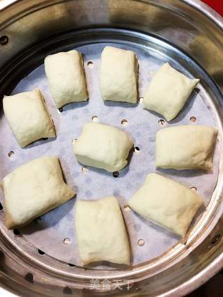 奶香刀切馒头的做法步骤:8