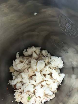 时蔬鸡肉米糊的做法步骤:7