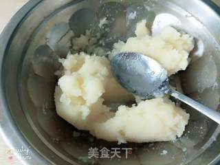 创意菊花土豆泥的做法步骤:5