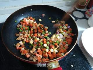 黄金芝士焗饭的做法步骤:9