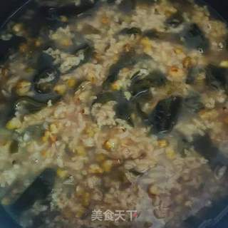 绿豆海带粥的做法步骤:4