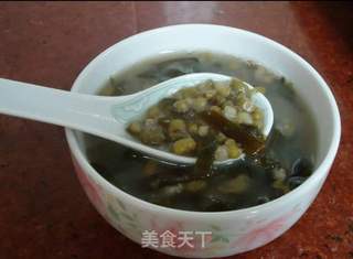 绿豆海带粥的做法步骤:5