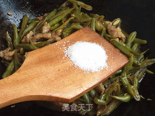 五花肉豆角螺旋面的做法步骤:9