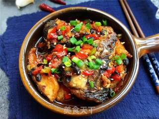 泡椒豆豉干烧鱼的做法步骤:13