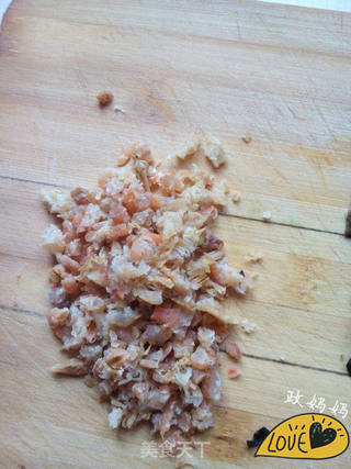 海米韭菜素饺子的做法步骤:3
