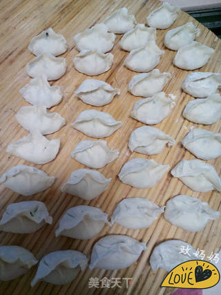 海米韭菜素饺子的做法步骤:10