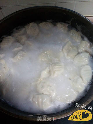 海米韭菜素饺子的做法步骤:11