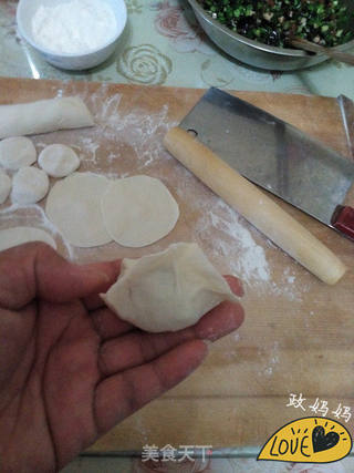 三鲜虾仁饺子的做法步骤:9