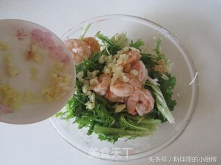 虾仁苦菊拌干丝的做法步骤:6