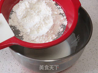 七夕节之【心相印乳酪夹心蛋糕卷】的做法步骤:2
