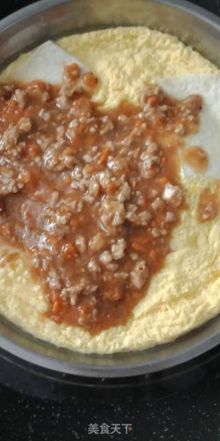 肉末鸡蛋豆腐羹的做法步骤:4