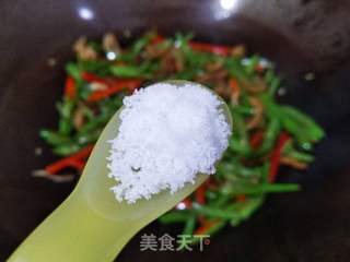 油渣炒四季豆的做法步骤:12