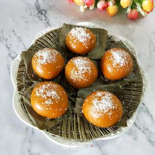 椰蓉南瓜糯米糍的做法步骤:17