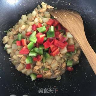 鸡胸肉土豆盖饭的做法步骤：5