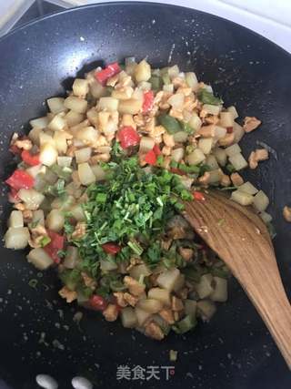 鸡胸肉土豆盖饭的做法步骤:7