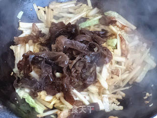 五花肉白菜拌面的做法步骤:9