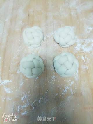 牛奶绣球馒头的做法步骤:8