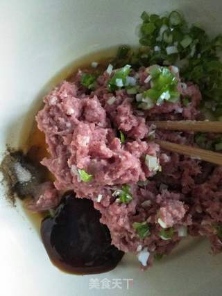 羊肉冬瓜玉米面蒸饺的做法步骤:8