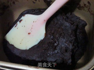 桃山皮赤豆蛋黄月饼的做法步骤:6
