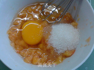 鲜果黄桃蒸发糕的做法步骤：4