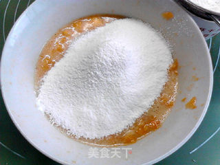 鲜果黄桃蒸发糕的做法步骤：5