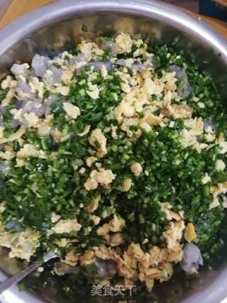 韭菜虾仁鸡蛋水煮饺的做法步骤:5
