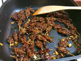 牙签牛肉的做法步骤:14