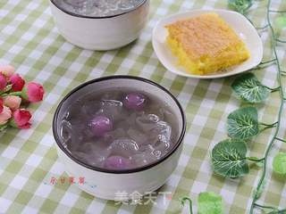 紫薯汤圆银耳羹的做法步骤:5