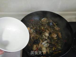 辣炒田螺的做法步骤:9