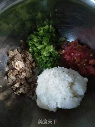 剩饭早餐饼的做法步骤:2