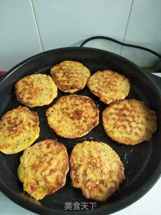 剩饭早餐饼的做法步骤：6