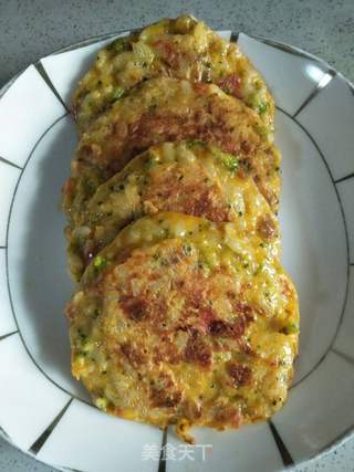 剩饭早餐饼的做法步骤:8
