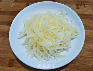 炝拌豆豉土豆丝的做法步骤:17