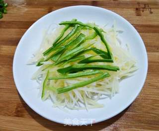 炝拌豆豉土豆丝的做法步骤:18