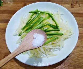 炝拌豆豉土豆丝的做法步骤:19