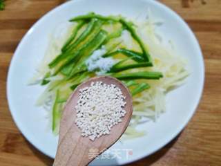 炝拌豆豉土豆丝的做法步骤:20