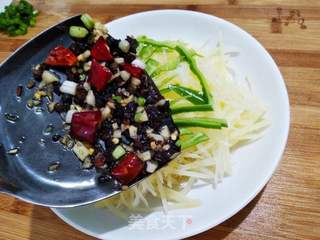 炝拌豆豉土豆丝的做法步骤:21