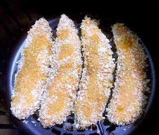 香酥三文鱼的做法步骤:7